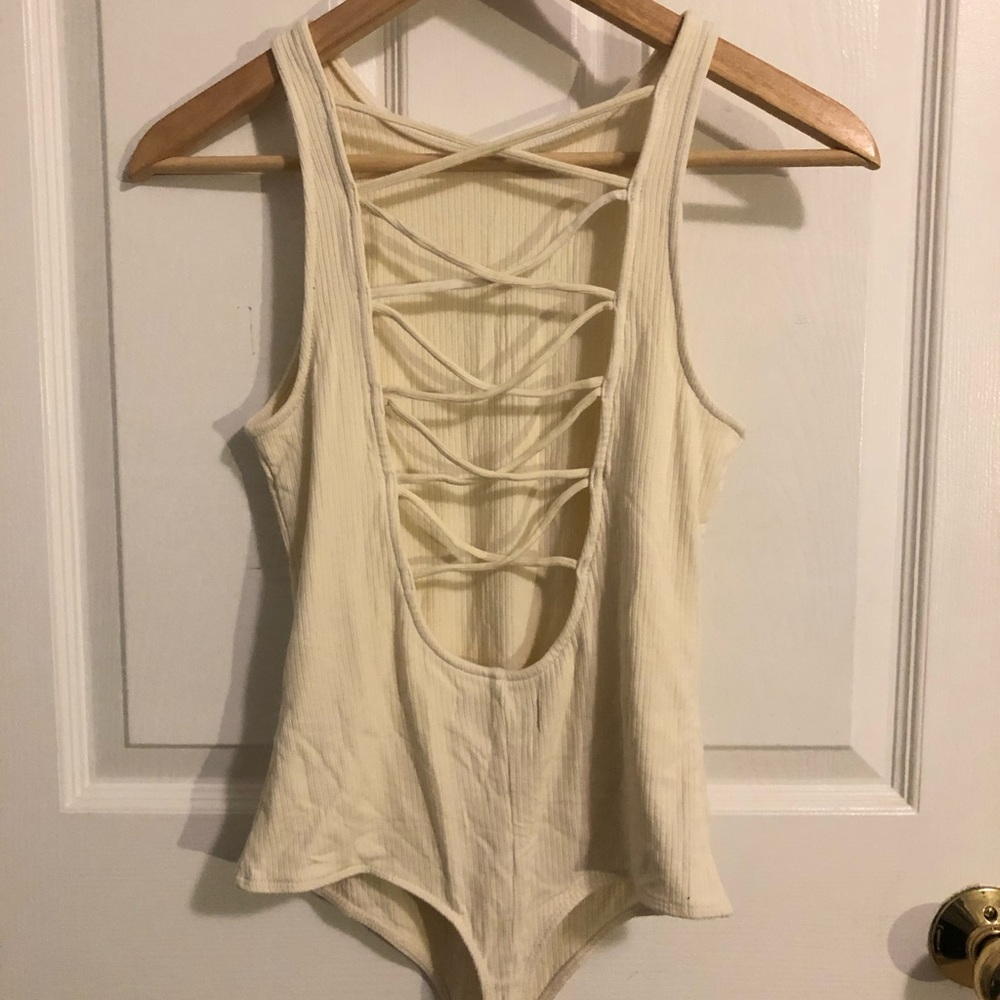 Strapped back bodysuit